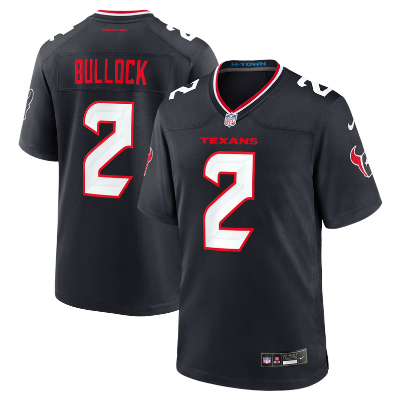 Houston Texans Calen Bullock Navy jersey – view 1