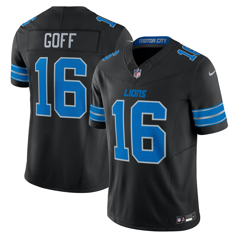 Detroit Lions Jared Goff Black jersey – view 1