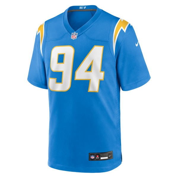 Los Angeles Chargers Dalvin Tomlinson Nike Powder Blue Team Game Jersey