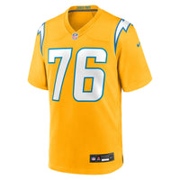Los Angeles Chargers Joe Alt Gold jersey – view 3