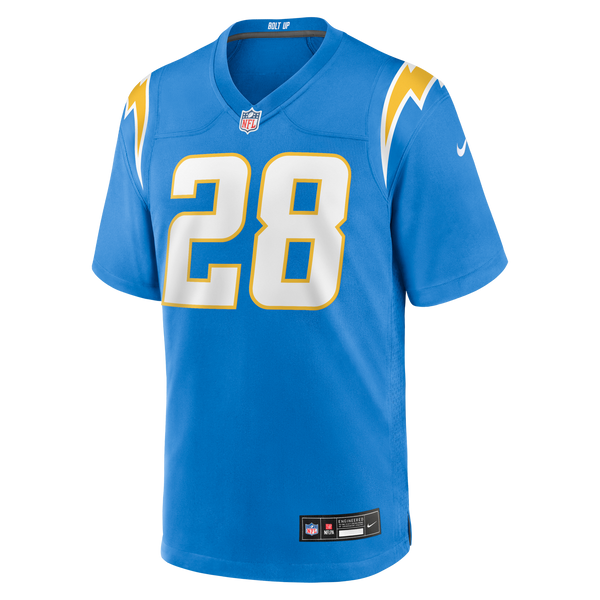 Los Angeles Chargers Isaiah Spiller Nike Powder Blue Game Jersey