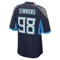 Tennessee Titans Jeffery Simmons Navy jersey – view 4