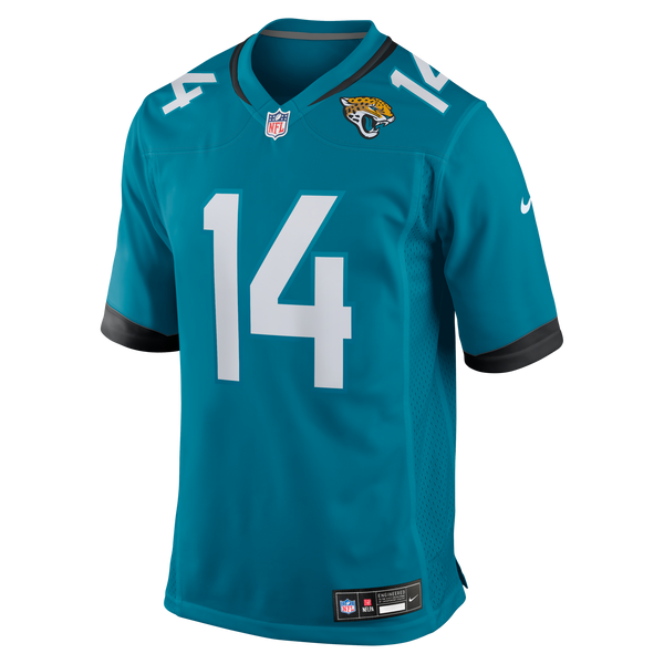 Jacksonville Jaguars Nick Mullens Nike Teal Team Game Jersey