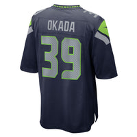 Seattle Seahawks Ty Okada Navy jersey – view 4