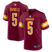 Washington Commanders Jayden Daniels Burgundy jersey – view 1
