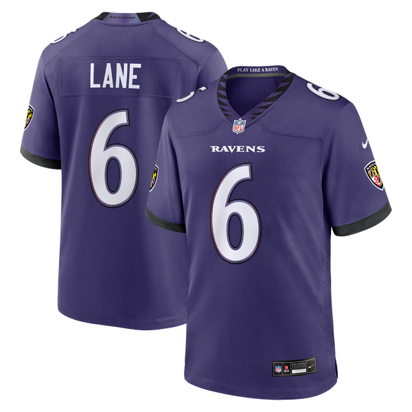 Baltimore Ravens Ja'Kobi Lane Nike Purple Team Game Jersey