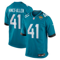 Jacksonville Jaguars Josh Hines-Allen Teal jersey – view 1
