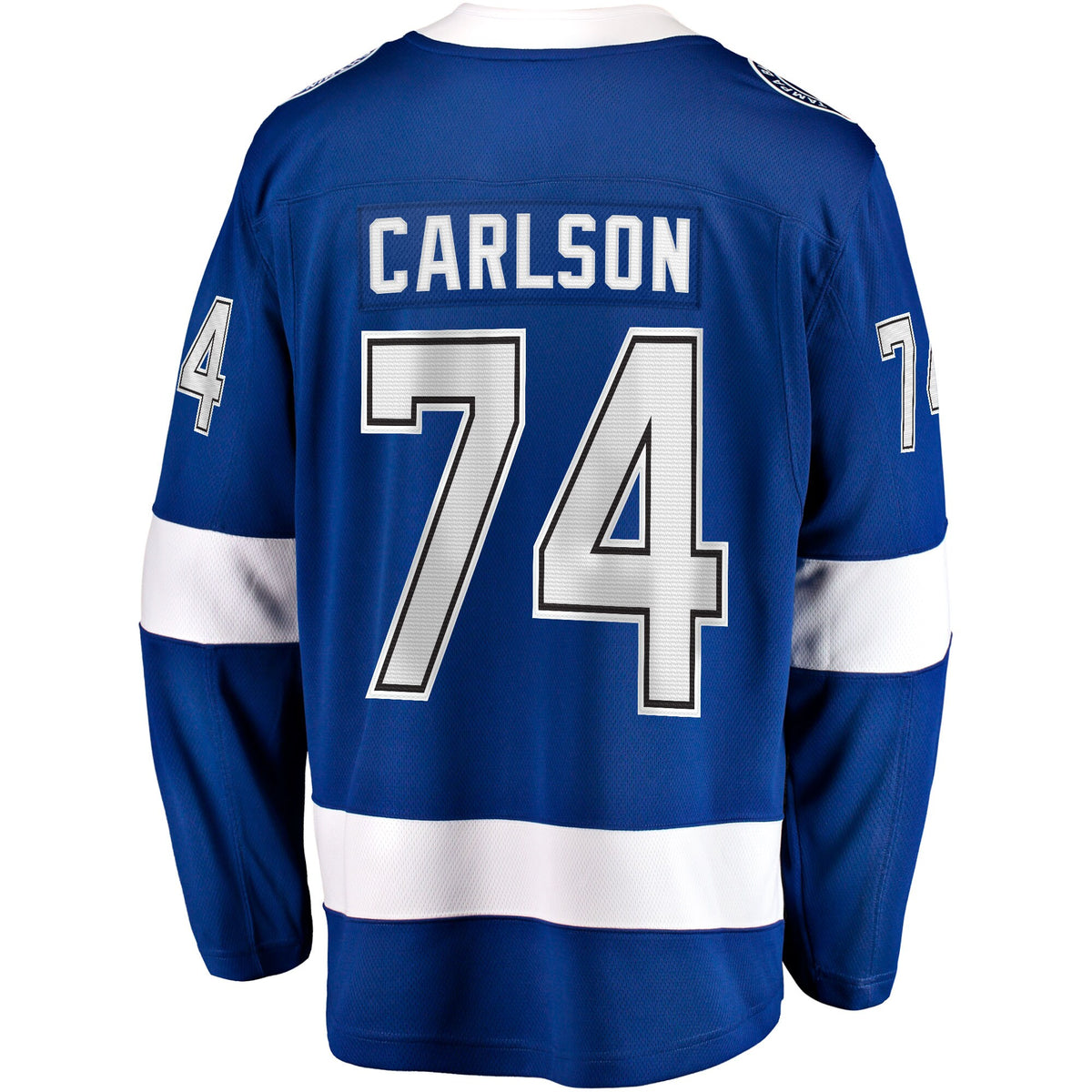 Tampa Bay Lightning John Carlson Fanatics Blue Home Breakaway Jersey