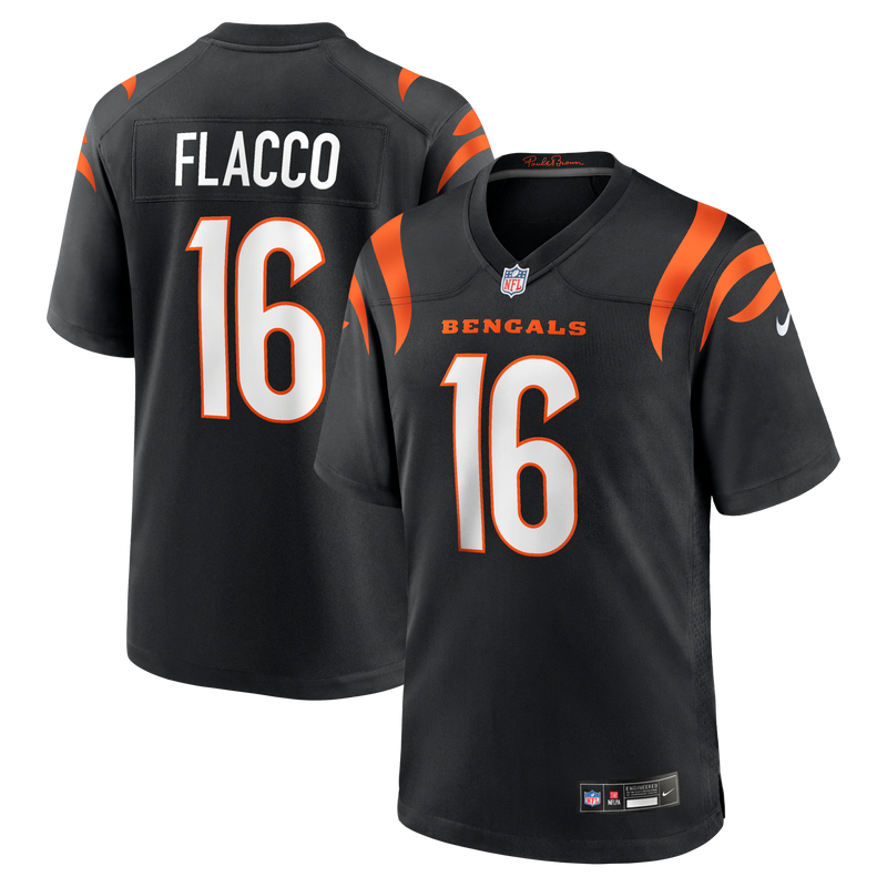 Cincinnati Bengals Joe Flacco Black jersey – view 1