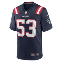New England Patriots Christian Elliss Navy jersey – view 3