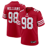 San Francisco 49ers Mykel Williams Scarlet jersey – view 1