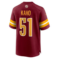 Washington Commanders Ale Kaho Burgundy jersey – view 4