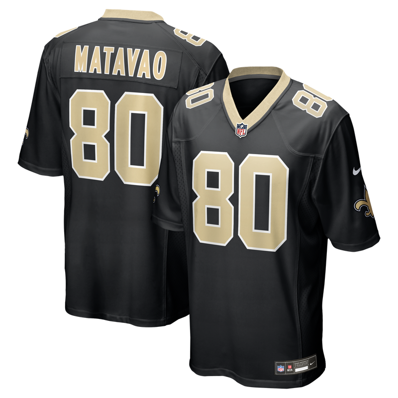 New Orleans Saints Moliki Matavao Black jersey – view 1