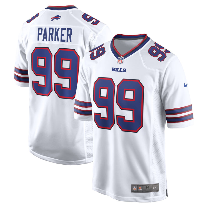 Buffalo Bills T.J. Parker Nike White Game Jersey