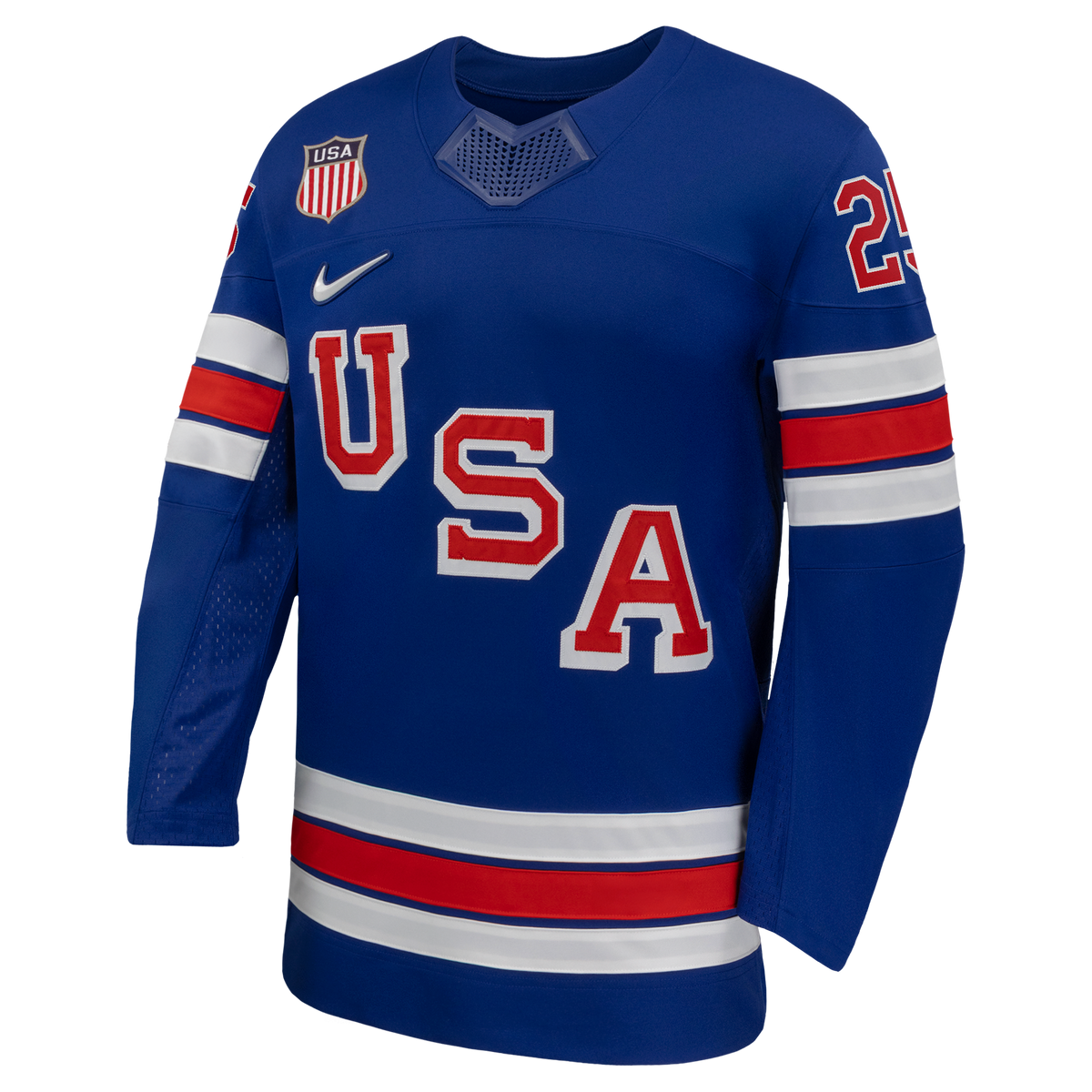 Charlie McAvoy Nike Royal US Hockey 2026 Home Replica Jersey