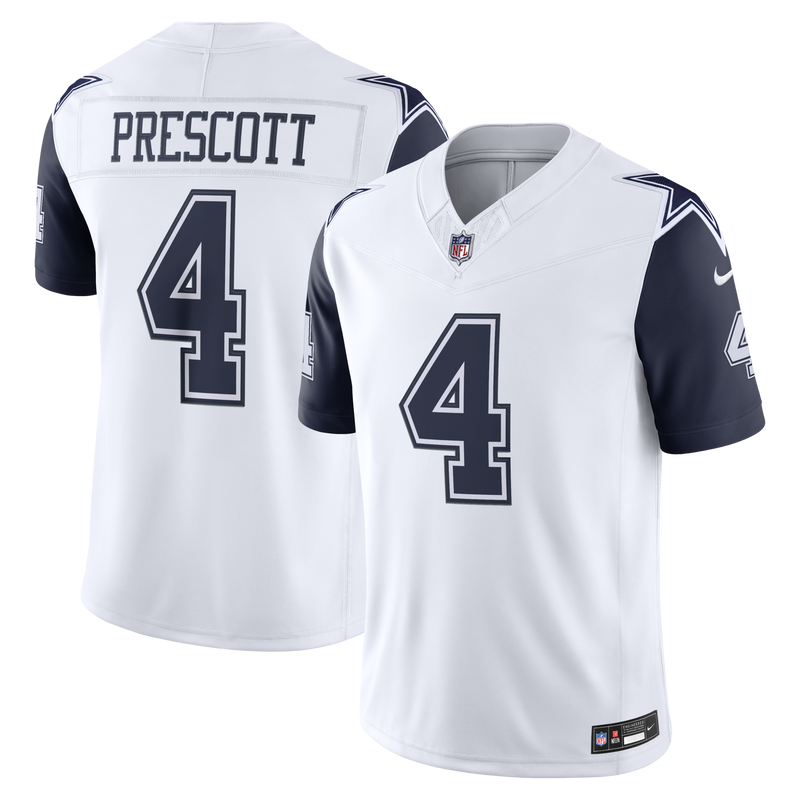 Dallas Cowboys Dak Prescott White jersey – view 1