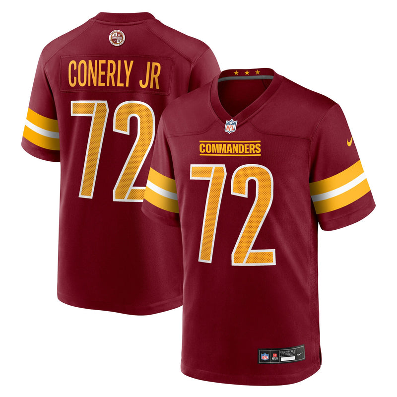 Washington Commanders Josh Conerly Jr. Burgundy jersey – view 1