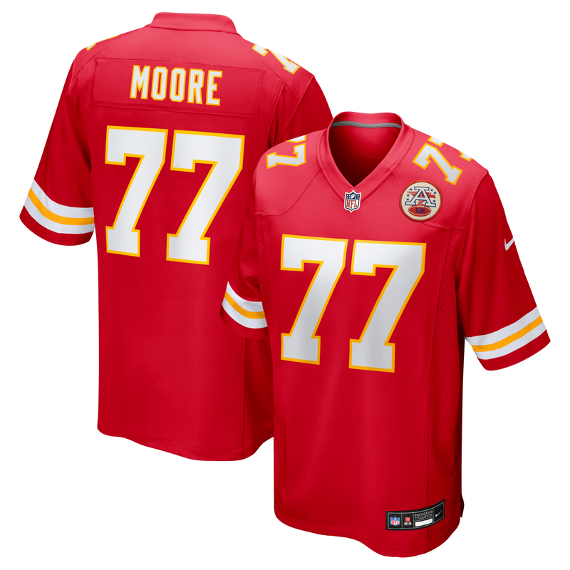 Kansas City Chiefs Jaylon Moore Red jersey – view 1