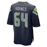 Seattle Seahawks Christian Haynes Navy jersey – view 4