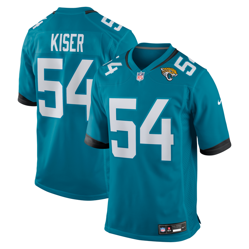 Jacksonville Jaguars Jack Kiser Teal jersey – view 1