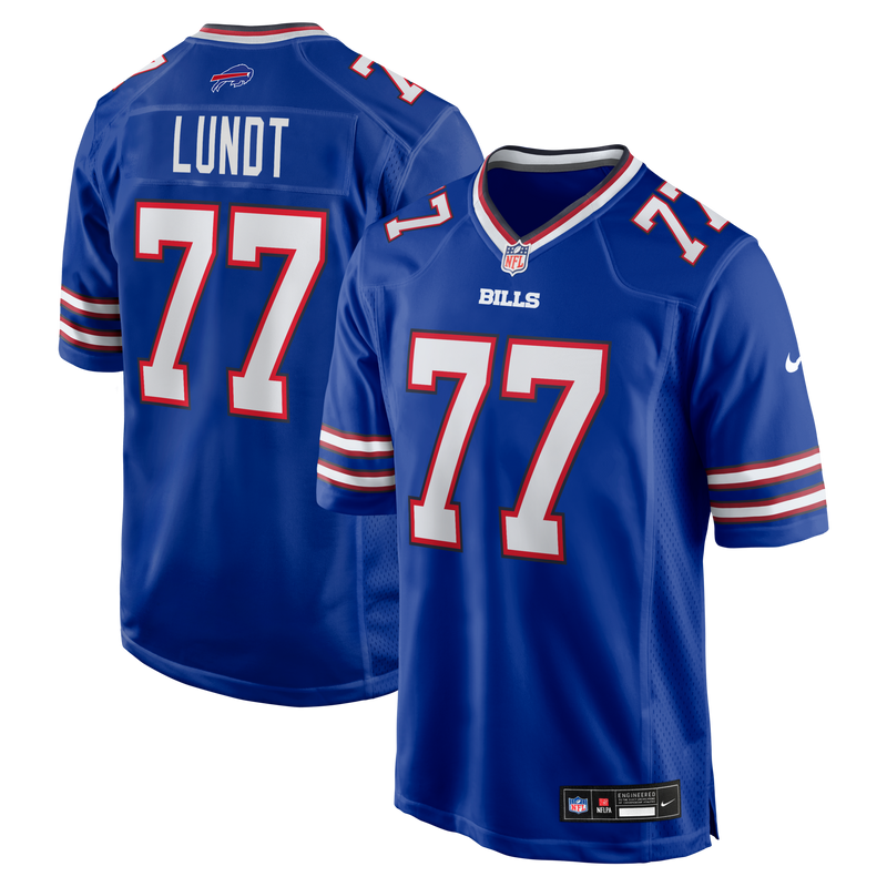Buffalo Bills Chase Lundt Royal jersey – view 1