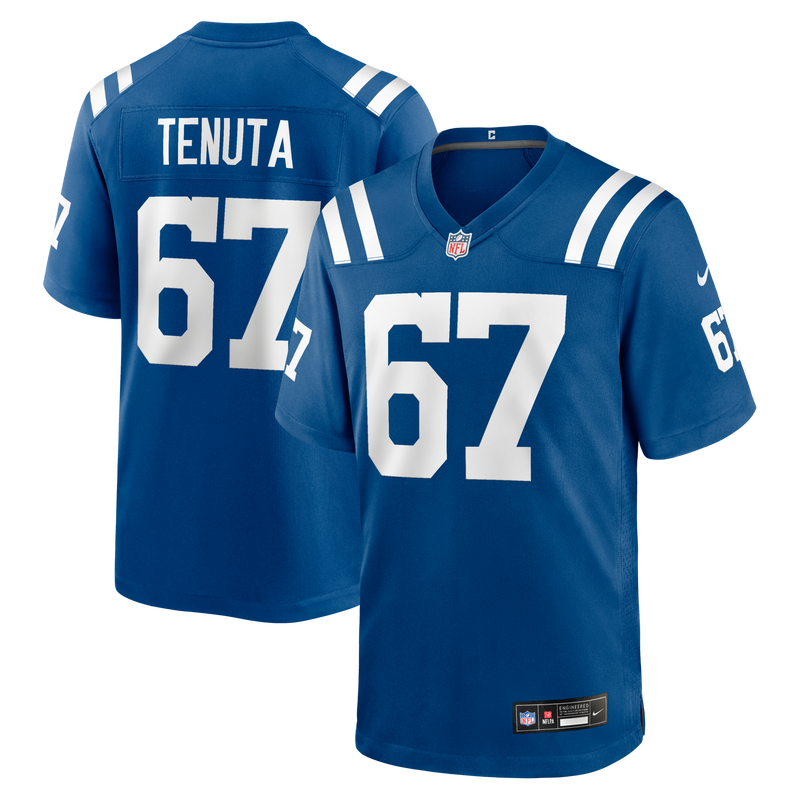 Indianapolis Colts Luke Tenuta Royal jersey – view 1