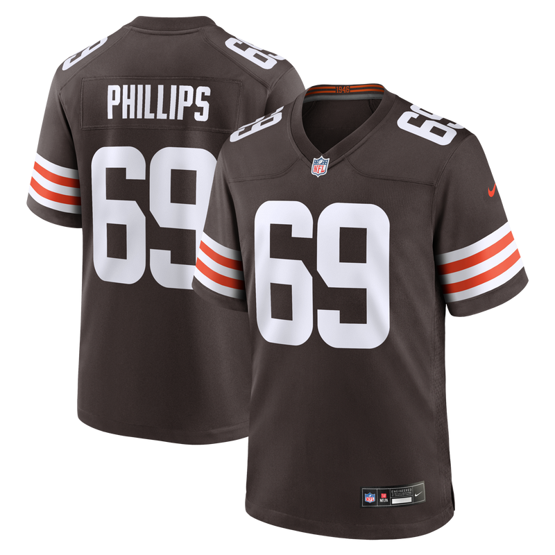 Cleveland Browns Tyre Phillips Brown jersey – view 1