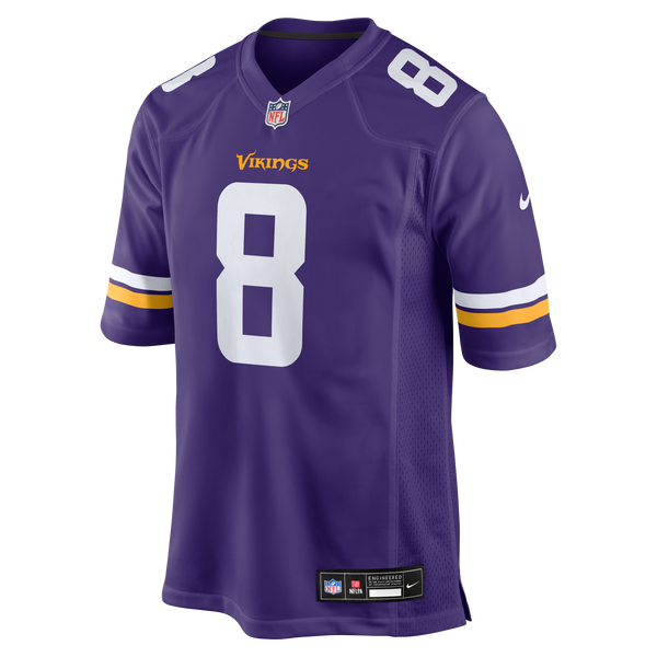Minnesota Vikings Jeff Okudah Nike Purple Team Game Jersey