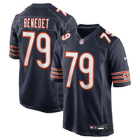 Chicago Bears Theo Benedet Navy jersey – view 2