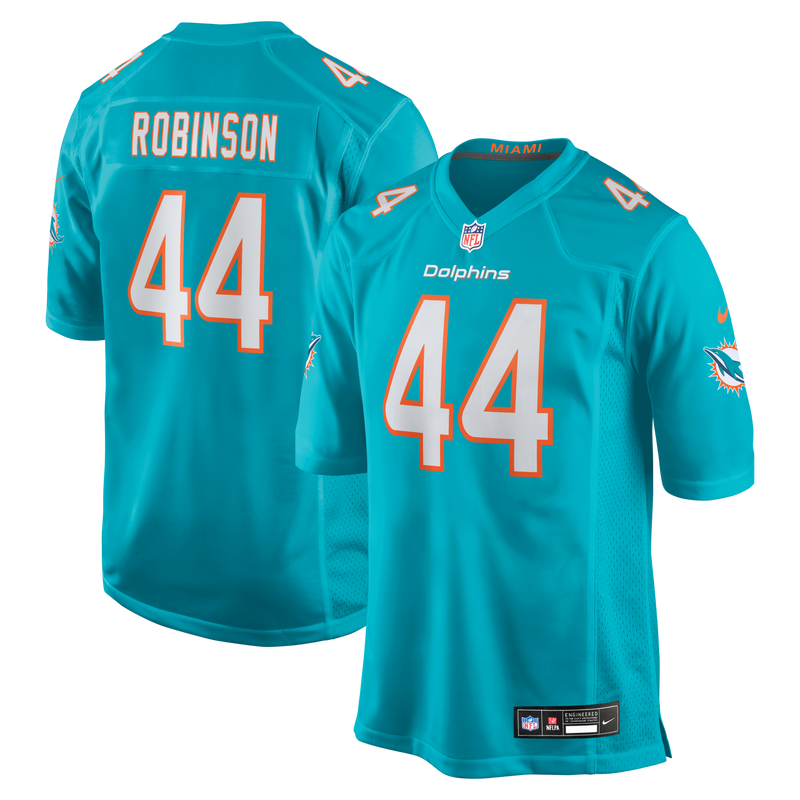 Miami Dolphins Chop Robinson Aqua jersey – view 1