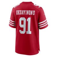 San Francisco 49ers Sam Okuayinonu Scarlet jersey – view 3