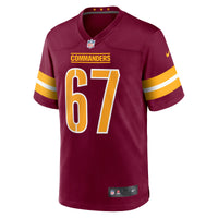 Washington Commanders Nick Allegretti Burgundy jersey – view 3