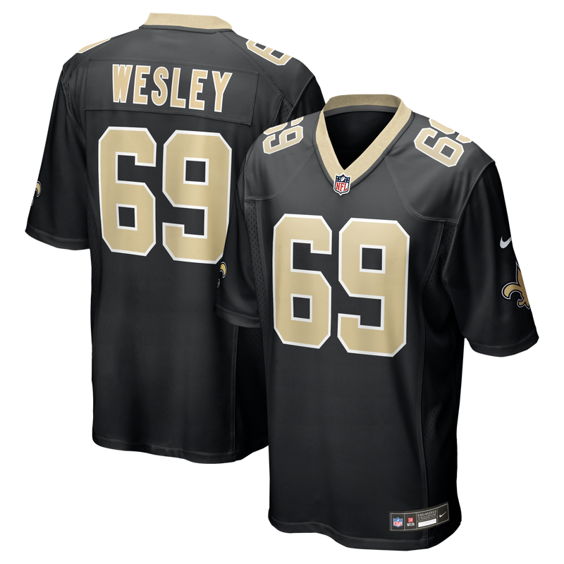 New Orleans Saints Barry Wesley Black jersey – view 1