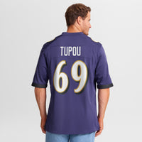 Baltimore Ravens Josh Tupou Purple jersey – view 6