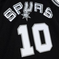 San Antonio Spurs Mitchell & Ness Dennis Rodman 1993 Dark Authentic Jersey - Black