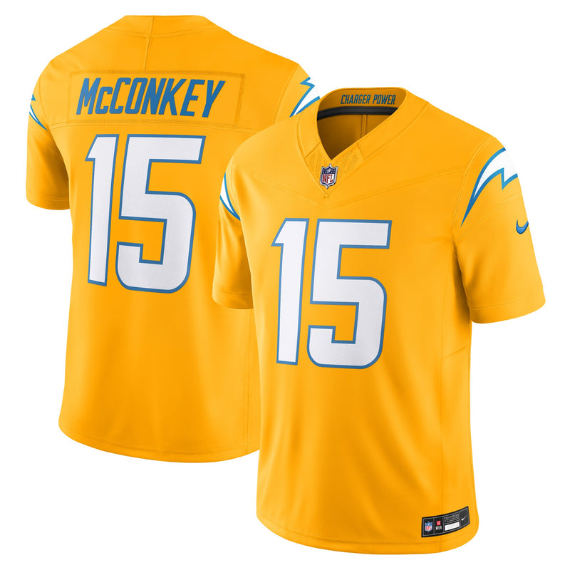 Los Angeles Chargers Ladd McConkey Gold jersey – view 1
