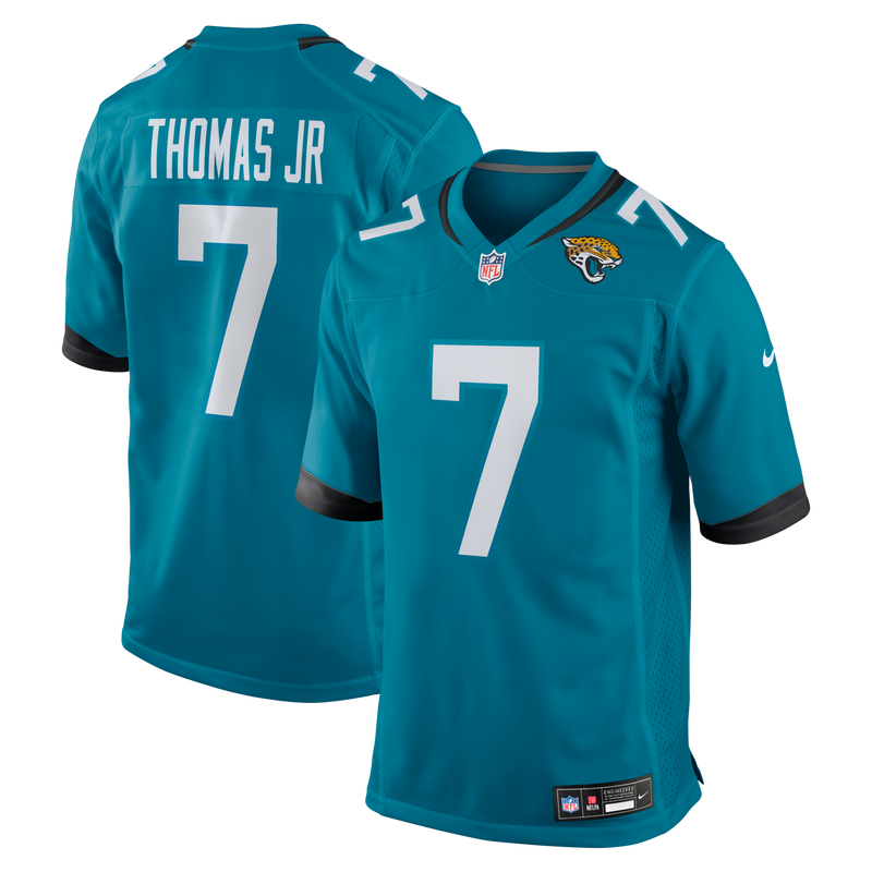 Jacksonville Jaguars Brian Thomas Jr Teal jersey – view 1