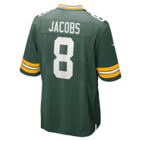 Green Bay Packers Josh Jacobs Green jersey – view 3