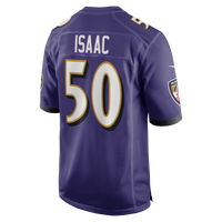 Baltimore Ravens Adisa Isaac Purple jersey – view 3