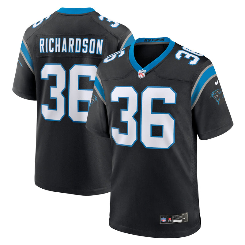 Carolina Panthers Demani Richardson Black jersey – view 1