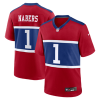 New York Giants Malik Nabers Red jersey – view 1