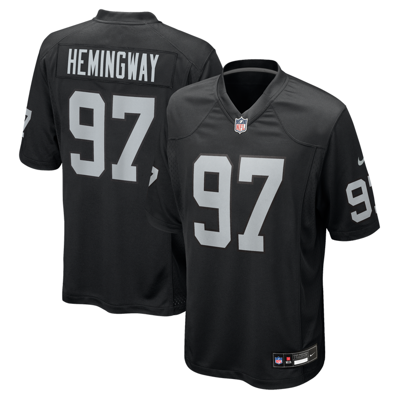 Las Vegas Raiders Tonka Hemingway Black jersey – view 1