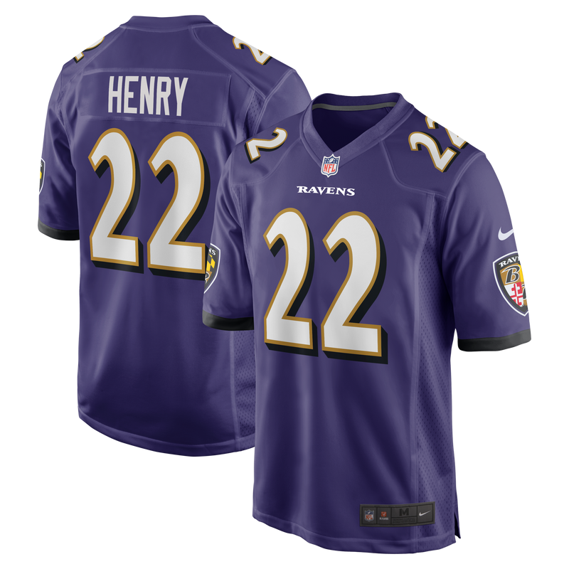 Baltimore Ravens Derrick Henry Purple jersey – view 1