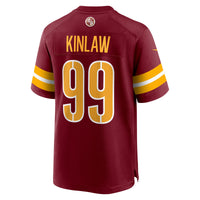 Washington Commanders Javon Kinlaw Burgundy jersey – view 4