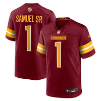Washington Commanders Deebo Samuel Sr Burgundy jersey – view 1