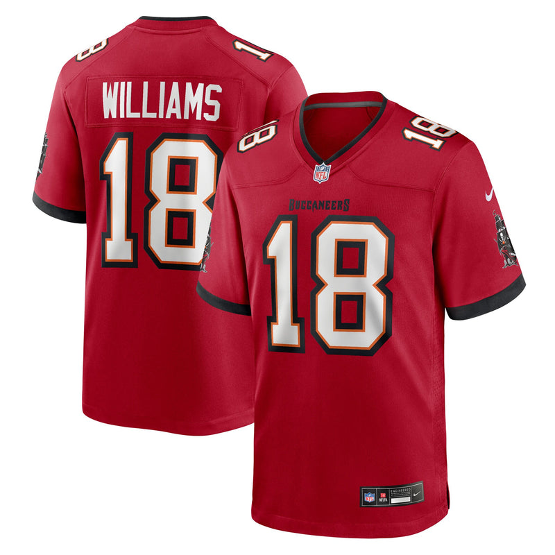 Tampa Bay Buccaneers Josh Williams Red jersey – view 1