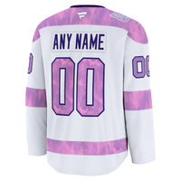Ottawa Senators Fanatics White 2024 Hockey Fights Cancer Custom Practice Jersey
