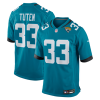 Jacksonville Jaguars Bhayshul Tuten Teal jersey – view 1