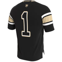 Army Black Knights GameDay Greats Lightweight Collegiate Football Blackout Fashion Jersey - Black
