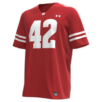 T.J. Watt Wisconsin Badgers Under Armour Home Replica Football Jersey - Red